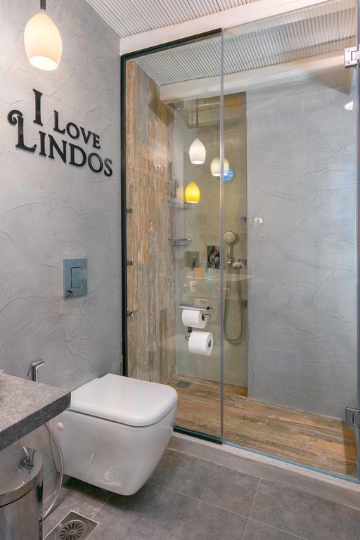 Lindos Shore Summer House With Jacuzzi And Sea View !!! Екстер'єр фото