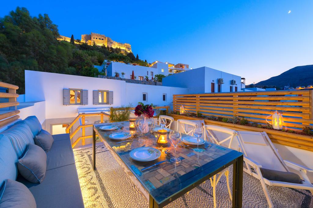 Lindos Shore Summer House With Jacuzzi And Sea View !!! Екстер'єр фото